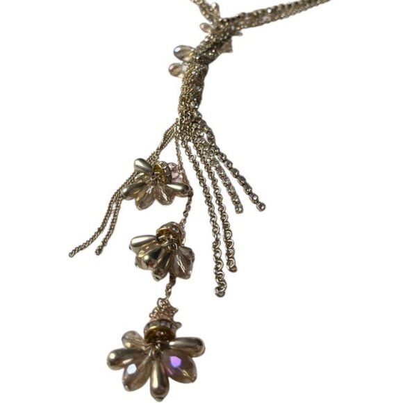 Simply Vera Vera Wang Multistrand Necklace and Earrings Rhinestones and Beads - Picture 7 of 13